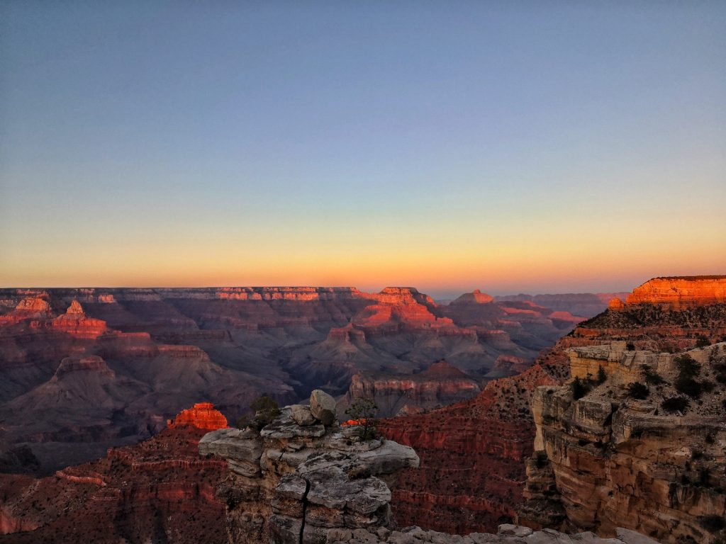 Bekijk de Grand Canyon tijdens je trip door Californië